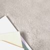 vidaXL Kunstfell Hasen Teppich Olite Beige &Oslash; 100 cm Polyester