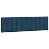 vidaXL Kopfteil-Kissen "Hanko" Blau 180 cm Samt