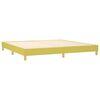 vidaXL Boxspringbett mit Matratze Gr&uuml;n 200x200 cm Stoff