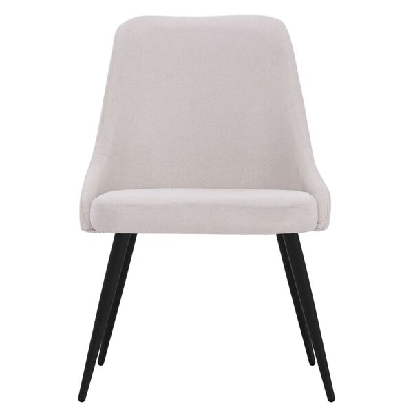 vidaXL Esszimmerst&uuml;hle 4 Stk. Creme Stoff