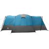 vidaXL Familienzelt mit Dach Blau und Grau 760 x 645 x 230 cm
