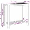 vidaXL Konsolentisch Braun 85 x 35 x 75 cm Massivholz Teak