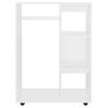 vidaXL Kleiderschrank Wei&szlig; 80x40x110 cm Holzwerkstoff