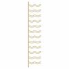 vidaXL Wand-Weinregal f&uuml;r 24 Flaschen 2 Stk. Golden Eisen