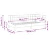 vidaXL Eckbettgestell mit Kopfteil Hellgrau 90 cm x 190 cm Samt