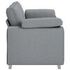 vidaXL Sofa Hellgrau 180 x 77 x 82 cm Stoff