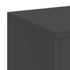vidaXL Pflanzenst&auml;nder 2 pcs Schwarz 24 x 24 x 35 cm Stahl