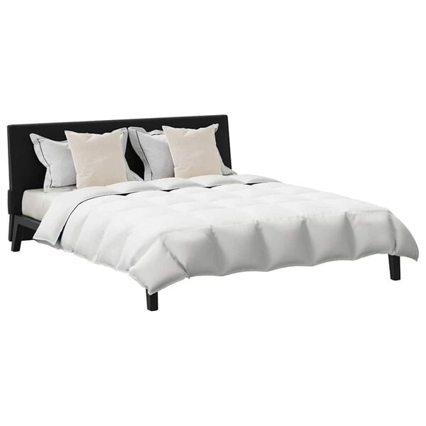 vidaXL Bettdecken Set mit Kissen 3 pcs Weiß Daunenfeder