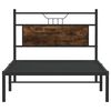 vidaXL Bettgestell ohne Matratze R&auml;uchereiche 100x200 cm Holzwerkstoff