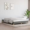 vidaXL Bettgestell ohne Matratze Dunkelgrau 140x190 cm Stoff