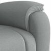 vidaXL Relaxsessel Hellgrau Stoff
