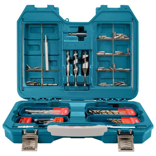 Makita 104-tlg. Bohrer und Bit Set Metallisch
