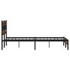 vidaXL Metallbett ohne Matratze R&auml;uchereiche 193x203 cm