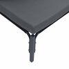 vidaXL Gartensofa-set mit Kissen 5 pcs Schwarz Stahl