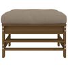 vidaXL Gartenhocker mit Kissen 2 Stk. Honigbraun Massivholz Kiefer