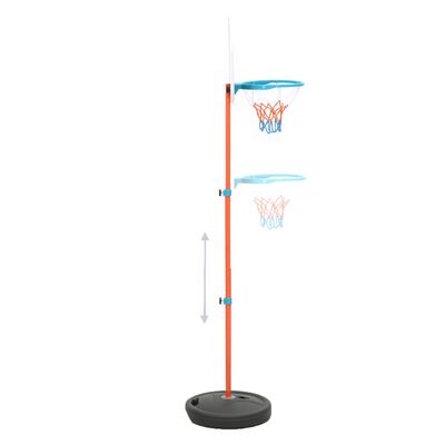 vidaXL Tragbares Basketball Spiel-Set Verstellbar 133-160 cm