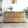vidaXL Aufbewahrungsschrank 2 pcs Artisan-Eiche 60 x 35 x 70 cm