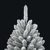 vidaXL K&uuml;nstlicher Weihnachtsbaum Gr&uuml;n und Wei&szlig; 150 cm PVC und Metall