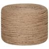 vidaXL Seil 100% Jute 6 mm 500 m