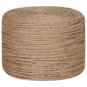 vidaXL Seil 100% Jute 6 mm 500 m