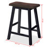 vidaXL Bar Set 3 St&uuml;ck MDF Schwarz