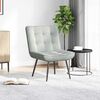 vidaXL Relaxsessel Hellgrau 64x74x84 cm Samt