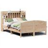 vidaXL Massivholzbett mit Regal ohne Matratze 140x200 cm Kiefer