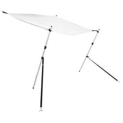 vidaXL T-Top-Beschattungsverlängerung Weiß 170x170x(115-183) cm