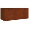 vidaXL Hochbeet 200x80x80 cm Cortenstahl