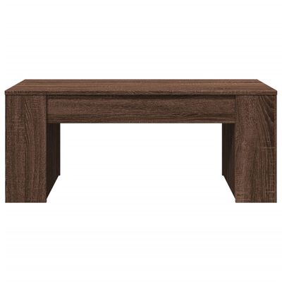 vidaXL Couchtisch Braun Eichen-Optik 102x55x42 cm Holzwerkstoff