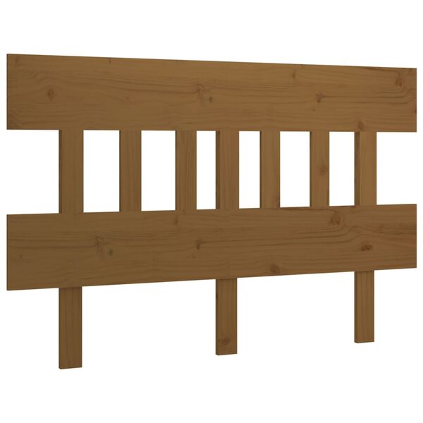 vidaXL Kopfteil Honigbraun 143,5x3x81 cm Massivholz Kiefer
