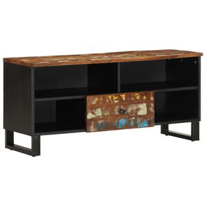 vidaXL TV-Schrank 100x33x46 cm Altholz Massiv & Holzwerkstoff