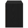 vidaXL Garagen-Wandschrank Schwarz Holzwerkstoff