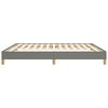 vidaXL Bettgestell ohne Matratze Dunkelgrau 180x200 cm Stoff