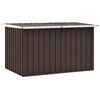 vidaXL Lagerboxen Verzinkter Stahl 149 x 99 x 93 cm Braun