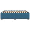vidaXL Bettgestell Blau 140x190 cm Samt