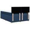 vidaXL Boxspringbett mit Matratze Blau 140x190 cm Stoff