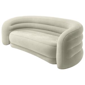 INTEX Gebogener Sessel INTEX Grau 229 x 109 x 81 cm PVC und Viskose