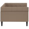 vidaXL Tagesbett Cappuccino-Braun 80x200 cm Kunstleder