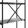 vidaXL B&uuml;cherregal Graues Sonoma 60 x 30 x 183 cm Holzwerkstoff