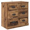 vidaXL Sideboards 2 pcs Altholz 70 x 35,5 x 67,5 cm Holzwerkstoff