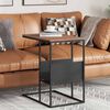 vidaXL Beistelltisch Schwarz 55x36x59,5 cm Holzwerkstoff