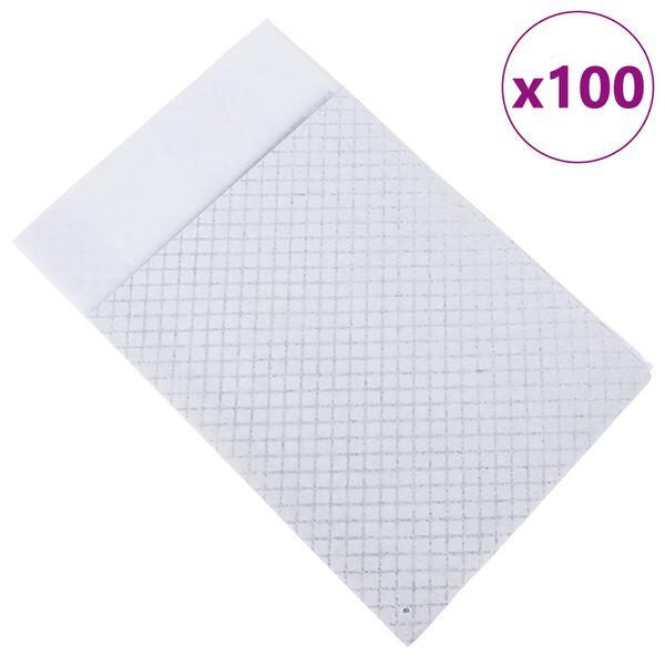 vidaXL Vliesstoff Haustier Trainingspad 100 pcs 90 x 60 cm Vliesstoff