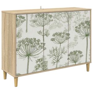 vidaXL Sideboard GOTHA Sonoma 102 x 33 x 75 cm Holzwerkstoff