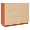vidaXL Sideboard Wachsbraun 104,5 x 34 x 80 cm Massives Kiefernholz
