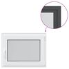 vidaXL Kellerfenster "RISOR" 80x60 cm Drehkipp DIN Rechts Anthrazit