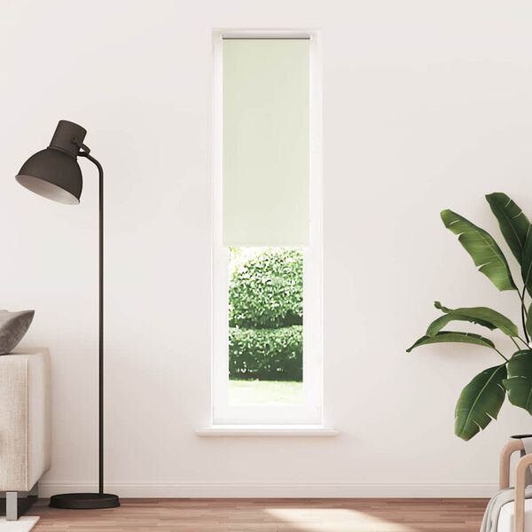 vidaXL Verdunkelungsrollo Cremewei&szlig; 40x230cm Stoffbreite 35,7 cm