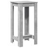vidaXL Bartisch Betongrau 51x50x103,5 cm Holzwerkstoff