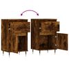 vidaXL Sideboards 2 Stk. R&auml;uchereiche 40x35x70 cm Holzwerkstoff