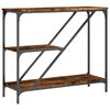 vidaXL Konsolentisch R&auml;uchereiche 88,5x30x75 cm Holzwerkstoff